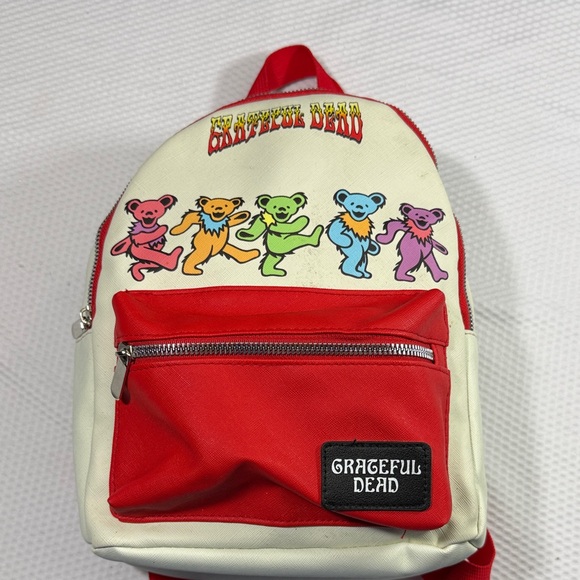 Grateful Dead Dancing Bears Red Backpack - Picture 2 of 10